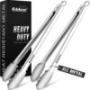 Tongs For Cooking - Heat Resistant 600 Degrees Stainless Steel Kitchen Tong,Heavy Duty Metal Locking Tongs - Perfect for Food,Salad and BBQ set of 3 (7",9" and 12") Dishwasher